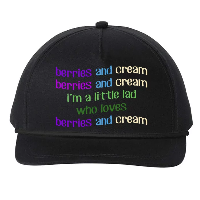 Berries And Cream Snapback Five-Panel Rope Hat