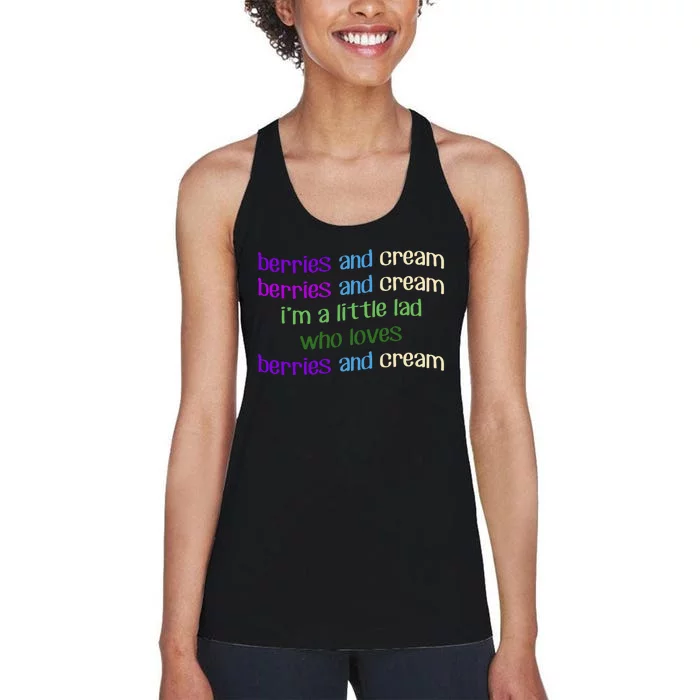 Berries And Cream Women's Racerback Tank