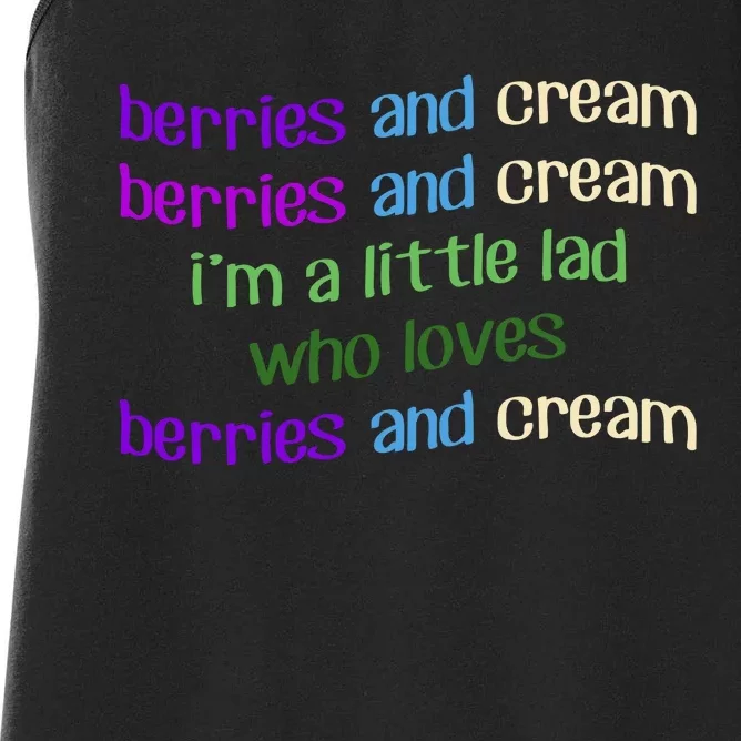 Berries And Cream Women's Racerback Tank