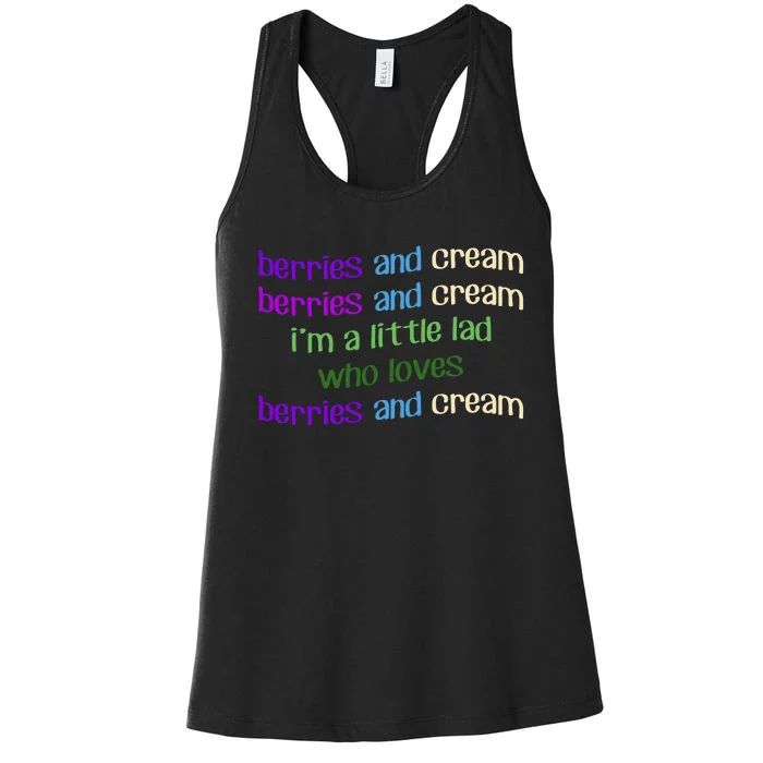 Berries And Cream Women's Racerback Tank