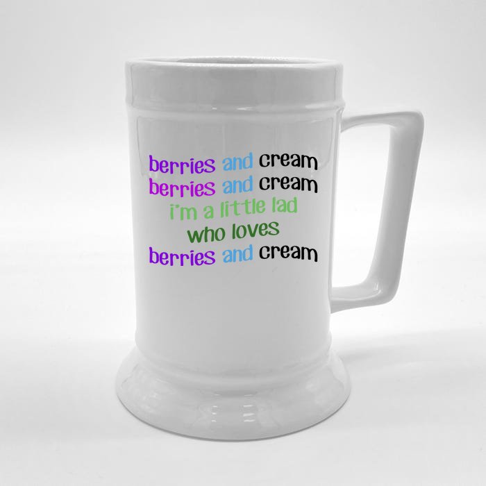 Berries And Cream Front & Back Beer Stein