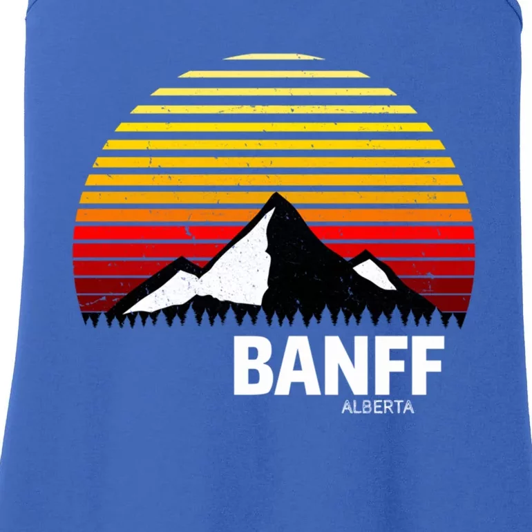 Banff Alberta Canada Rocky Mountain Cute Gift Ladies Essential Tank