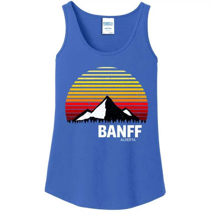 Banff Alberta Canada Rocky Mountain Cute Gift Ladies Essential Tank