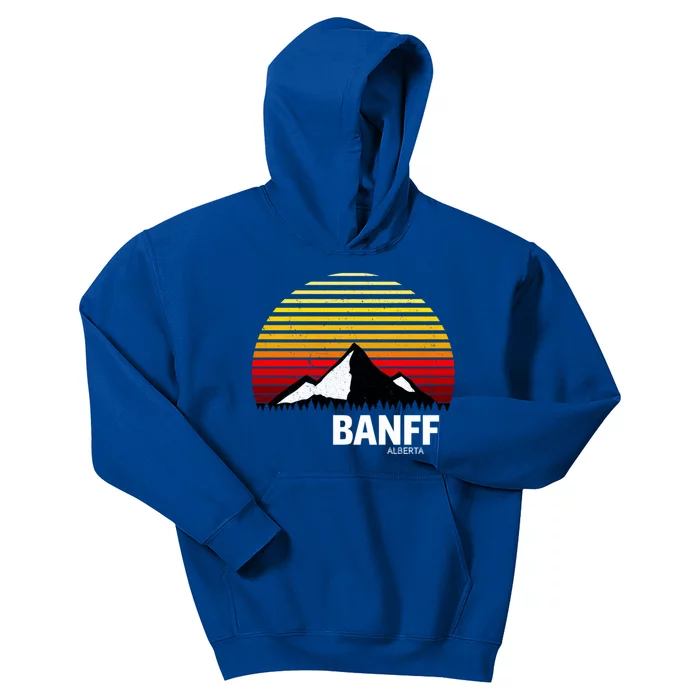 Banff Alberta Canada Rocky Mountain Cute Gift Kids Hoodie