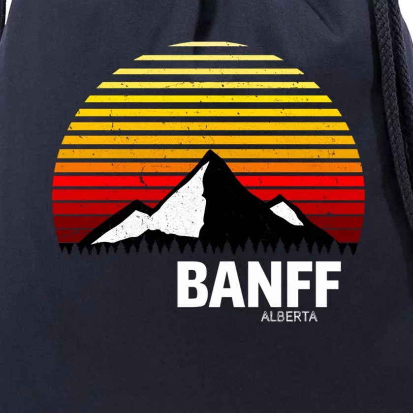 Banff Alberta Canada Rocky Mountain Cute Gift Drawstring Bag