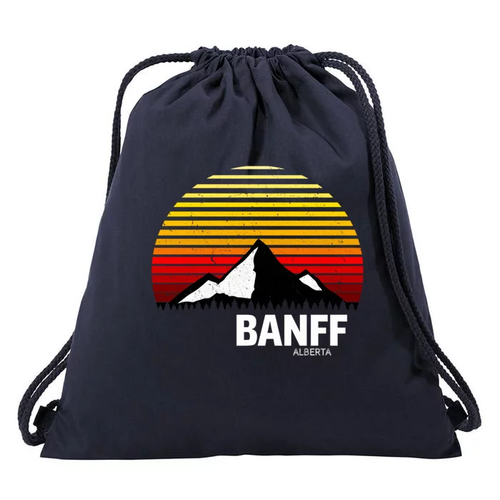 Banff Alberta Canada Rocky Mountain Cute Gift Drawstring Bag