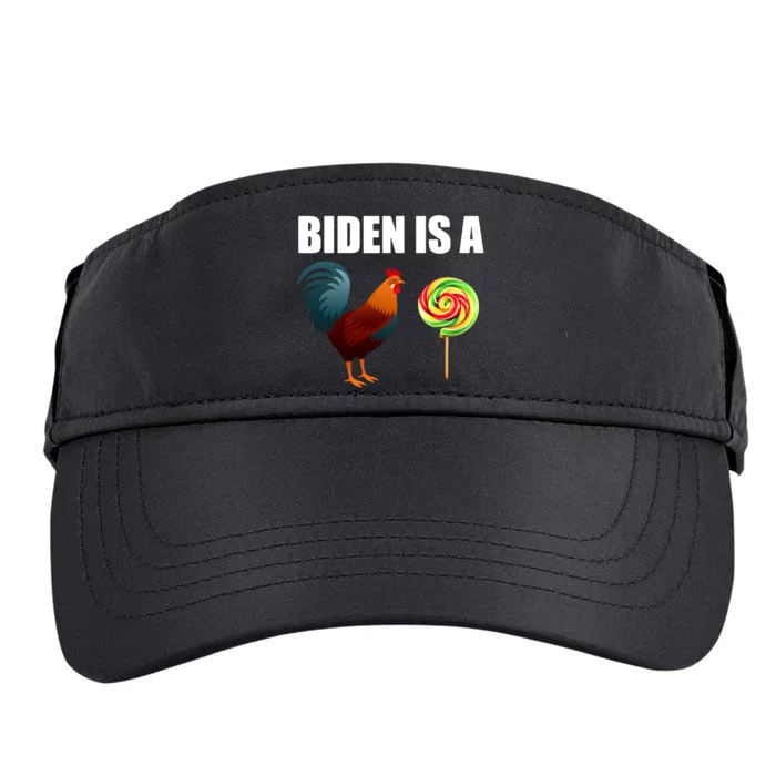 Biden A Cock Sucker Funny Adult Drive Performance Visor