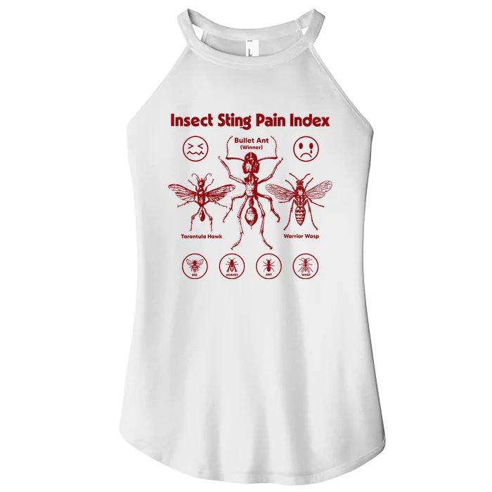 Bullet Ant Cool Vintage Insect Gifts Insect Sting Pain Index Retro Women’s Perfect Tri Rocker Tank