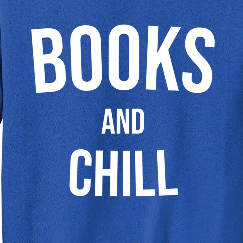 Books And Chill Book Worm Reading World Book Day Books Funny Gift Sweatshirt