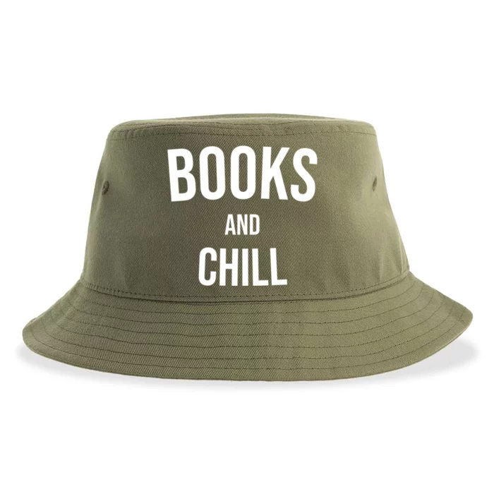 Books And Chill Book Worm Reading World Book Day Books Funny Gift Sustainable Bucket Hat