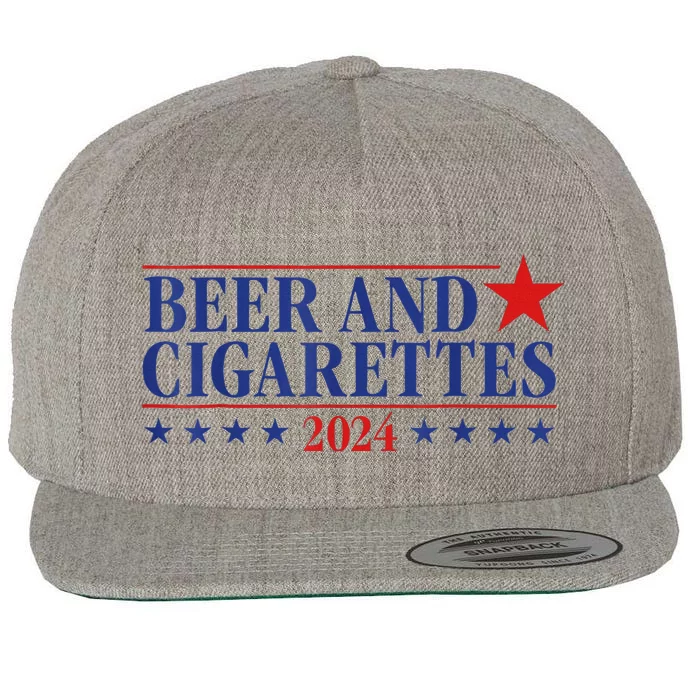 Beer And Cigarettes 2024 Wool Snapback Cap