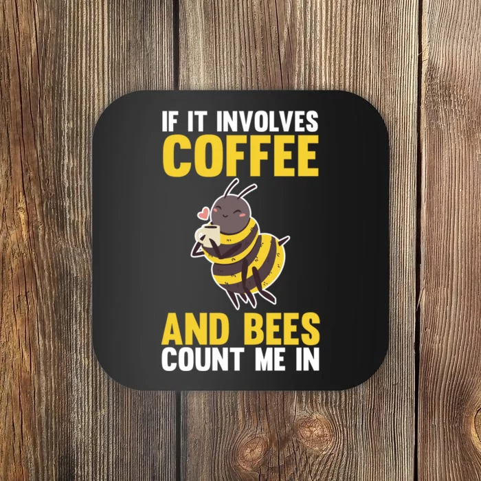 Bees And Coffee Cool Gift Coaster