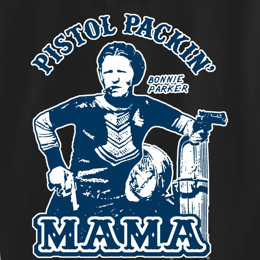 Bonnie And Clyde Pistol Packin Mama Kids Sweatshirt