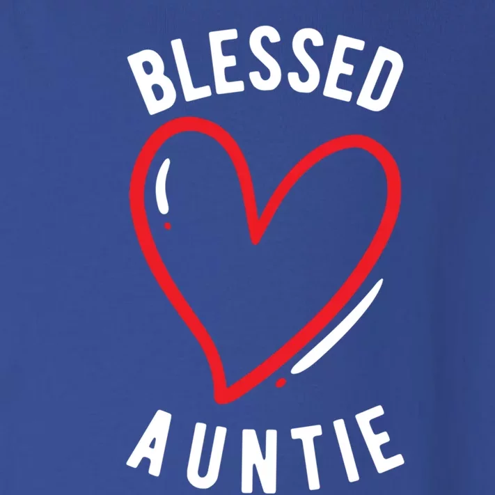 Blessed Auntie Cute Love Heart Aunt Reveal Vibes Funny Gift Toddler Long Sleeve Shirt