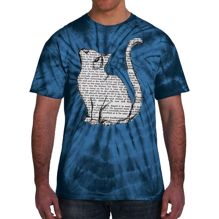 Books And Cats And Books And Cats Tie-Dye T-Shirt