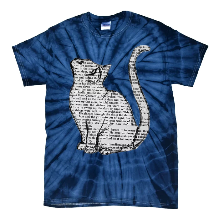 Books And Cats And Books And Cats Tie-Dye T-Shirt