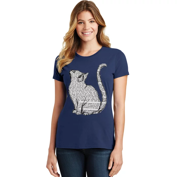 Books And Cats And Books And Cats Women's T-Shirt