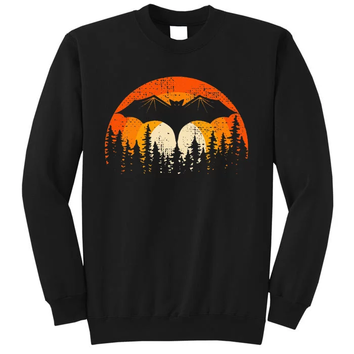 Bats Are Cool Lovely Bat Sunset School Summer Break Tall Sweatshirt