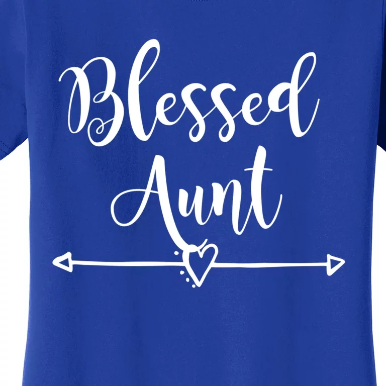 Blessed Aunt Cute Aunt Vibes For Best Auntie Gift Women's T-Shirt