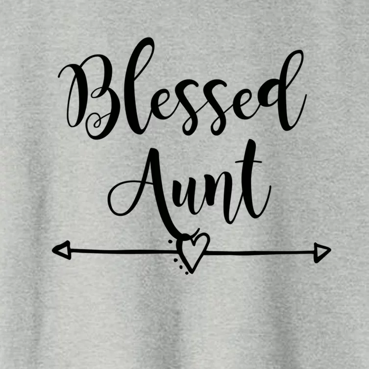 Blessed Aunt Cute Aunt Vibes For Best Auntie Gift Women's Crop Top Tee