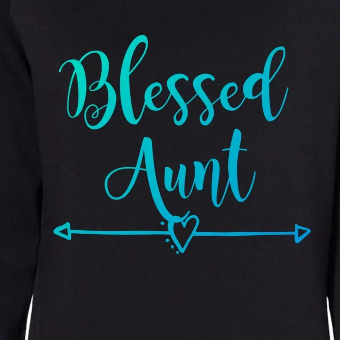 Blessed Aunt Cute Aunt Vibes For Best Auntie Gift Womens California Wash Sweatshirt