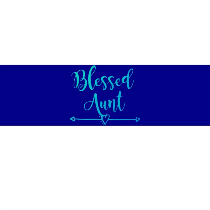 Blessed Aunt Cute Aunt Vibes For Best Auntie Gift Bumper Sticker