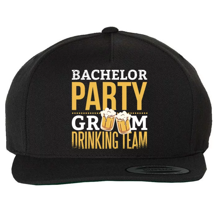 Bachelor Drinking Party Wool Snapback Cap