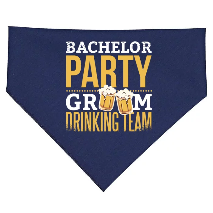 Bachelor Drinking Party USA-Made Doggie Bandana