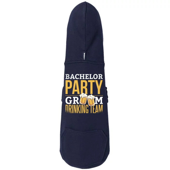 Bachelor Drinking Party Doggie 3-End Fleece Hoodie