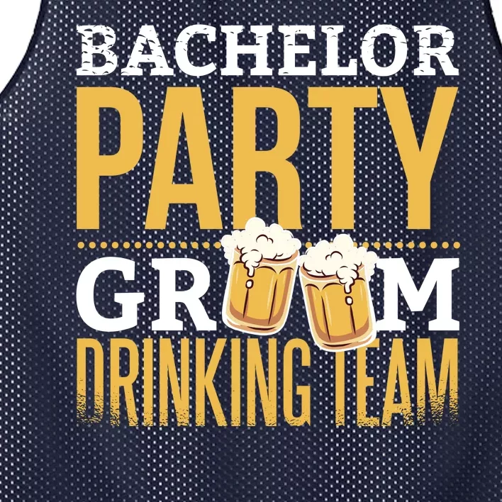 Bachelor Drinking Party Mesh Reversible Basketball Jersey Tank