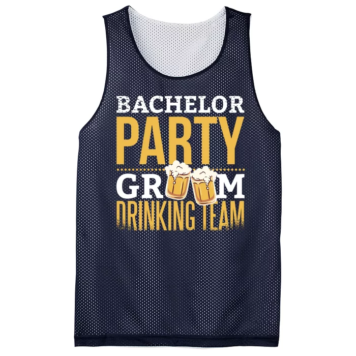 Bachelor Drinking Party Mesh Reversible Basketball Jersey Tank