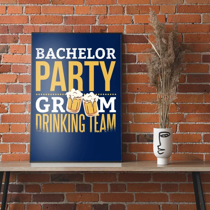 Bachelor Drinking Party Poster