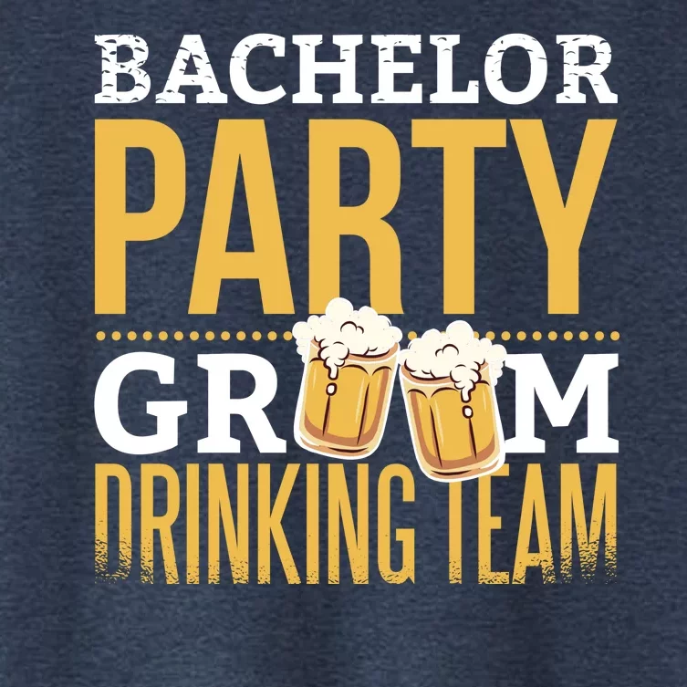 Bachelor Drinking Party Women's Crop Top Tee