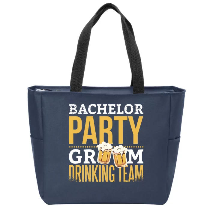 Bachelor Drinking Party Zip Tote Bag