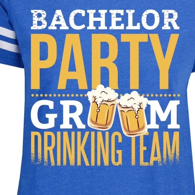 Bachelor Drinking Party Enza Ladies Jersey Football T-Shirt