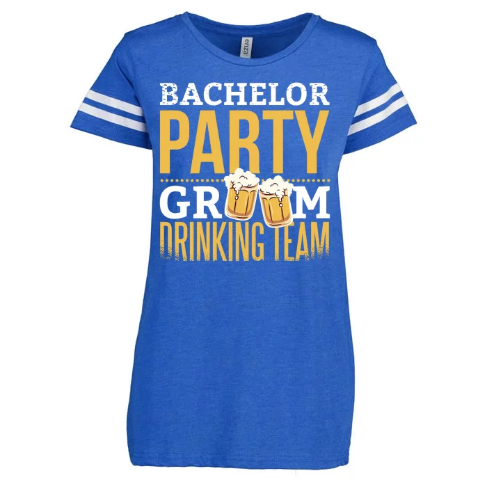 Bachelor Drinking Party Enza Ladies Jersey Football T-Shirt