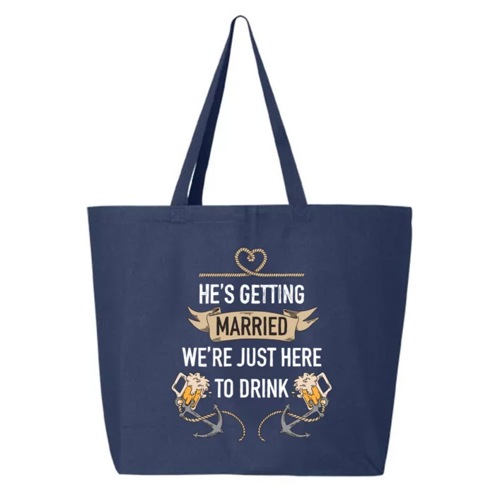 Bachelor Groom Drinking 25L Jumbo Tote