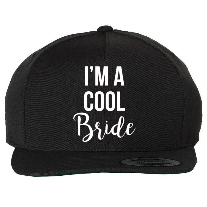 Bachelorette I'm A Cool Bride Wool Snapback Cap