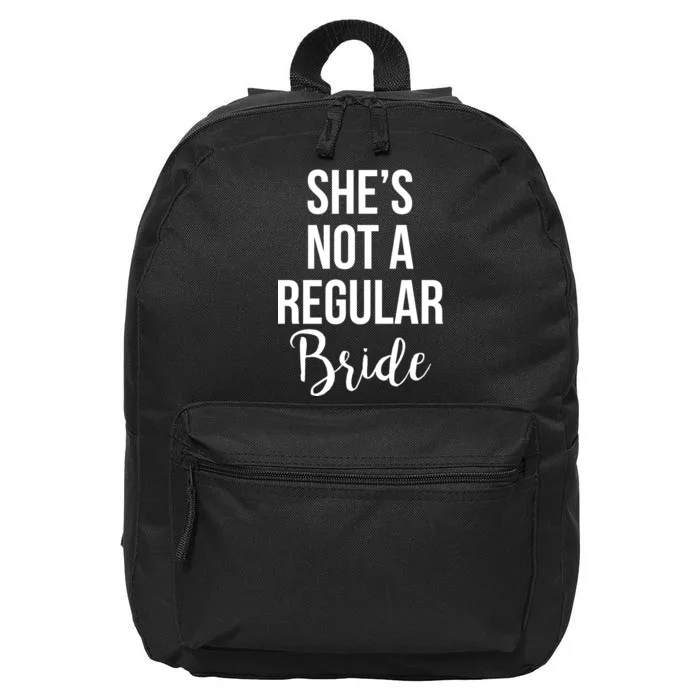 Bachelorette She's Not A Regular Bride 16 in Basic Backpack