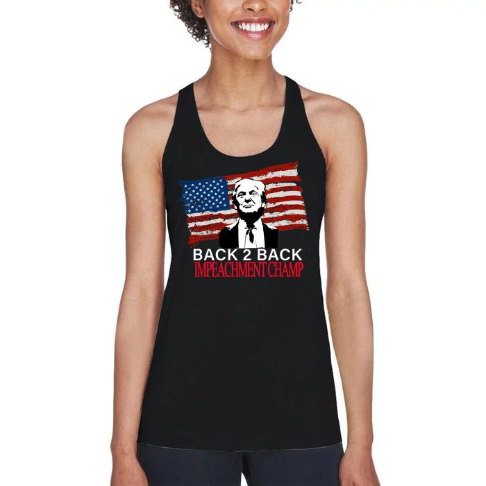 Back 2 Back Impeachment Champ Women's Racerback Tank