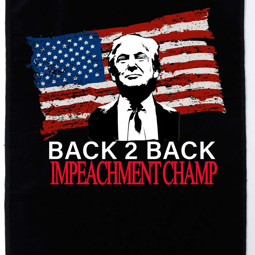 Back 2 Back Impeachment Champ Platinum Collection Golf Towel