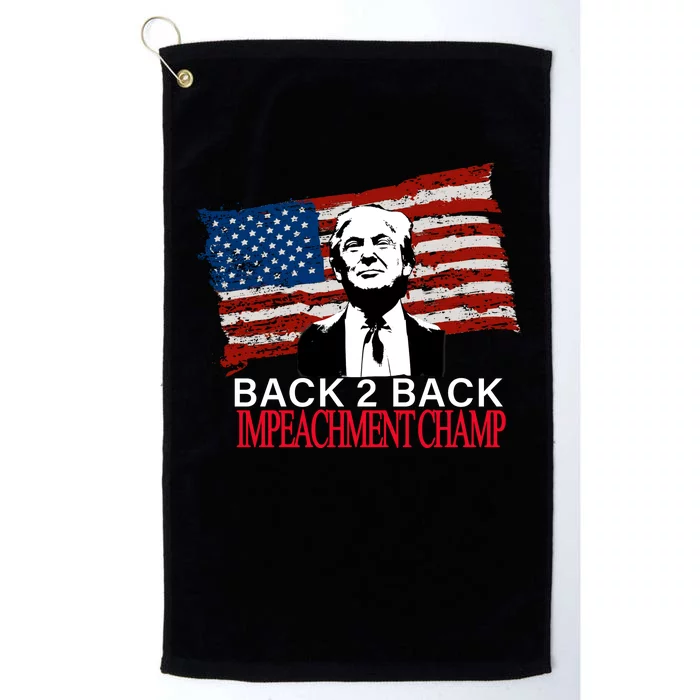 Back 2 Back Impeachment Champ Platinum Collection Golf Towel