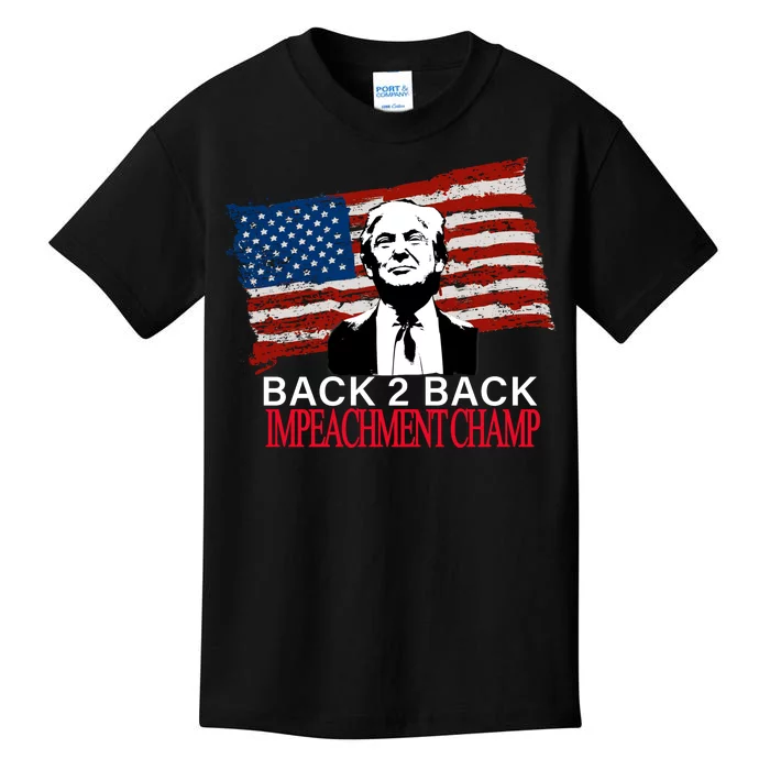 Back 2 Back Impeachment Champ Kids T-Shirt