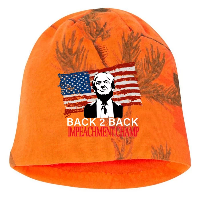 Back 2 Back Impeachment Champ Kati - Camo Knit Beanie