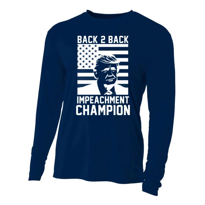 Back 2 Back Impeachment Champion Cooling Performance Long Sleeve Crew