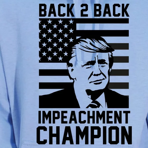 Back 2 Back Impeachment Champion Unisex Surf Hoodie