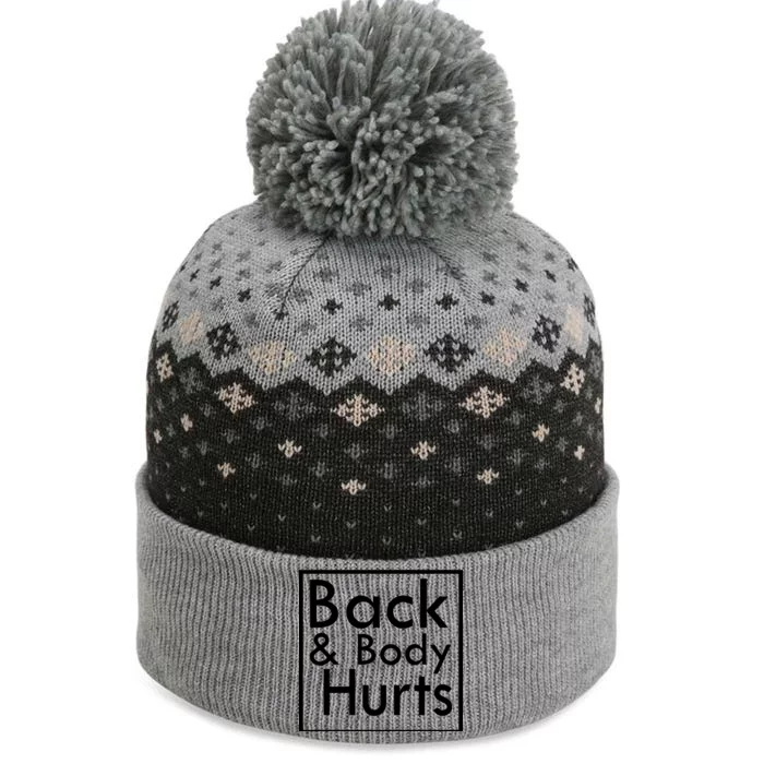 Back And Body Hurts The Baniff Cuffed Pom Beanie