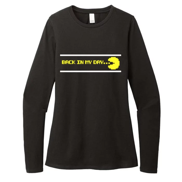 Back In My Day Retro Video Game Womens CVC Long Sleeve Shirt