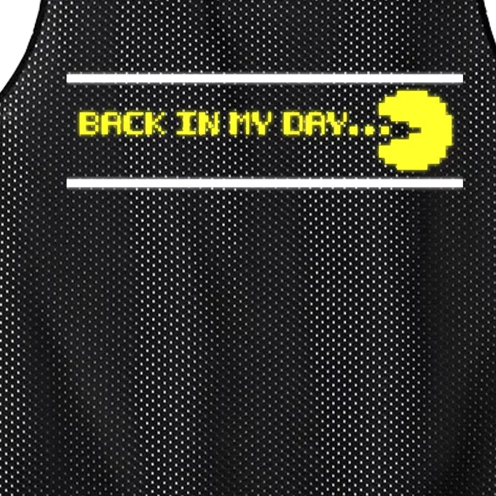 Back In My Day Retro Video Game Mesh Reversible Basketball Jersey Tank