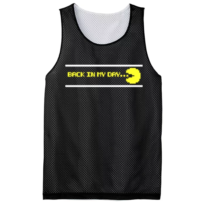 Back In My Day Retro Video Game Mesh Reversible Basketball Jersey Tank